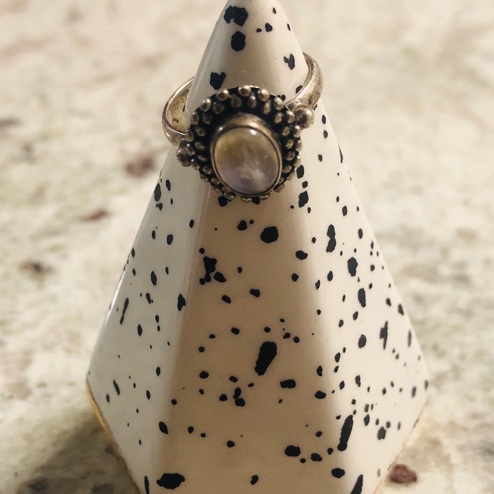 Sterling Silver Opal Ring